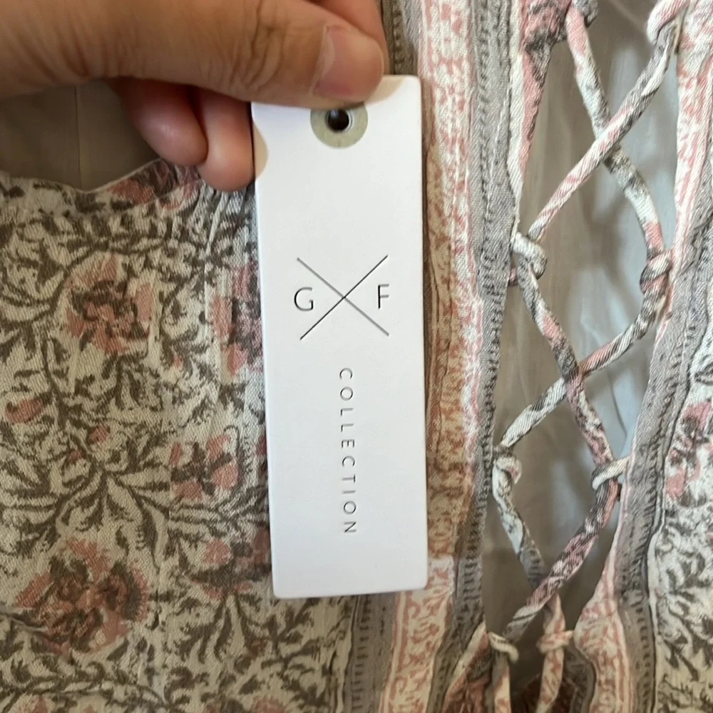 NWT Gentle Fawn Laguna Light Savana Floral Print Racerback Dress S - Picture 11 of 14
